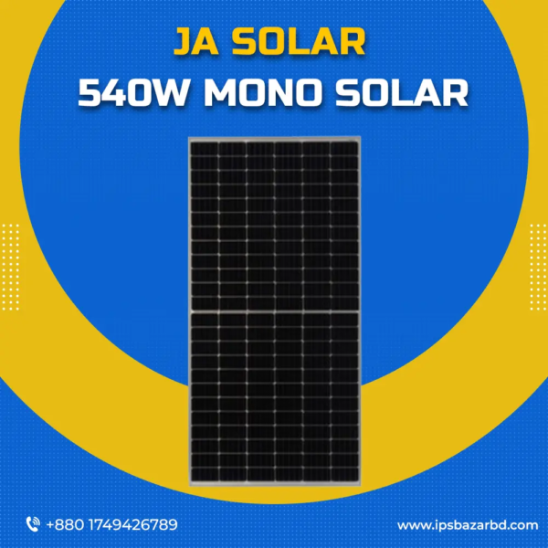 JA Solar 540W Mono Solar Panel